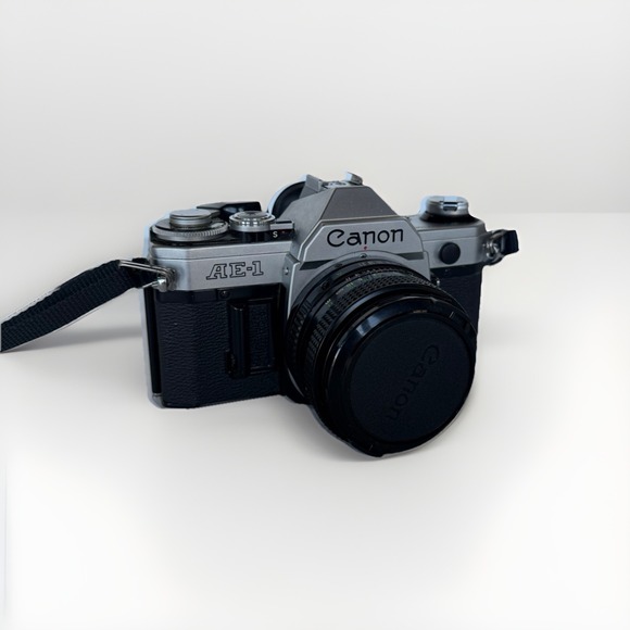 Canon Other - Canon AE-1 35mm Film Camera w/ FD Lens Untested Vintage SLR Japan